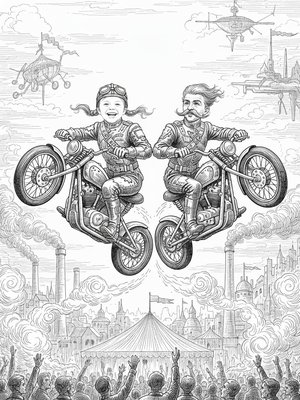 Victorian Illustration - B&W