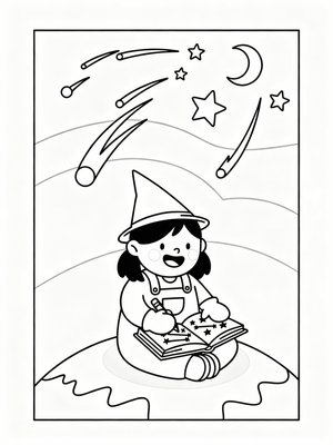 Preschool Simple - B&W