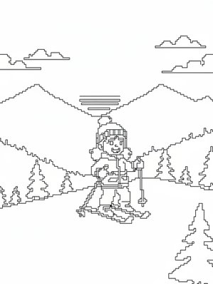 Pixel Art - B&W