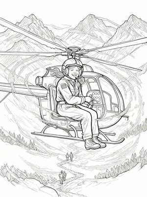 Impressionist Painting - B&W