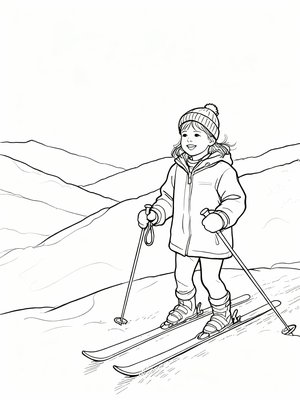 Impressionist Painting - B&W