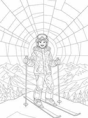 Cubist Painting - B&W