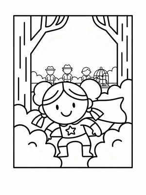 Preschool Simple - B&W