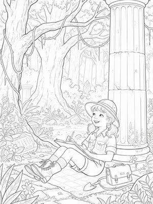 Vintage Storybook - B&W