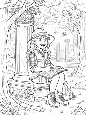 Classic Coloring Book - B&W