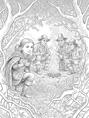 Victorian Illustration - B&W