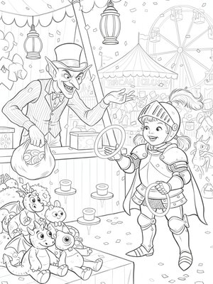 Vintage Storybook - B&W