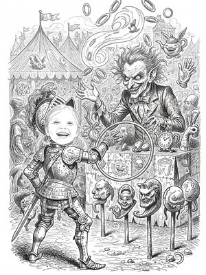 Victorian Illustration - B&W