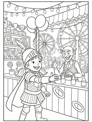 Classic Coloring Book - B&W