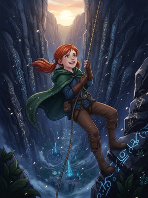 Kate's Luminous Jungle Leap