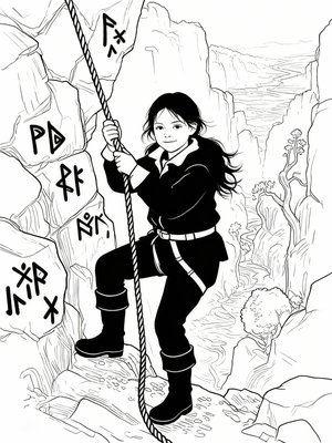 Impressionist Painting - B&W