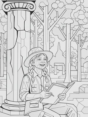 Cubist Painting - B&W