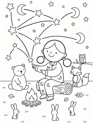 Preschool Simple - B&W