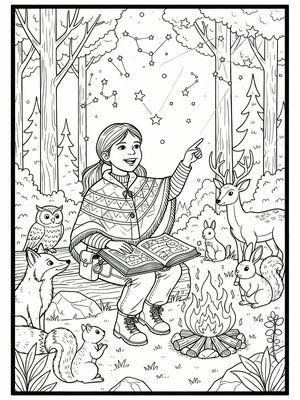 Classic Coloring Book - B&W