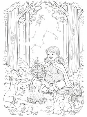 Vintage Storybook - B&W