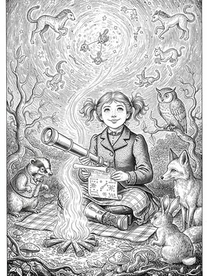 Victorian Illustration - B&W