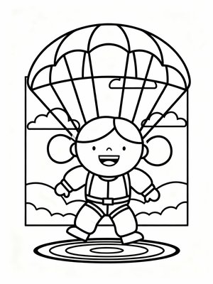 Preschool Simple - B&W