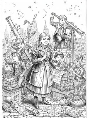 Victorian Illustration - B&W