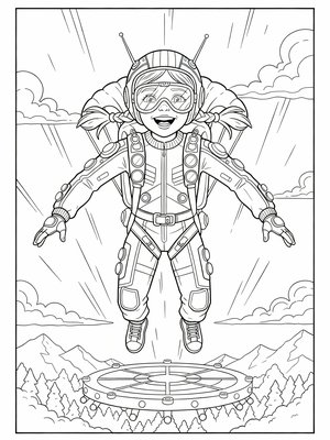 Classic Coloring Book - B&W