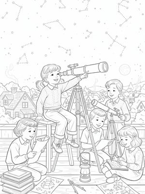 Vintage Storybook - B&W