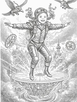 Victorian Illustration - B&W