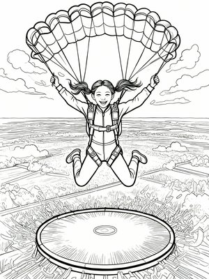 Impressionist Painting - B&W