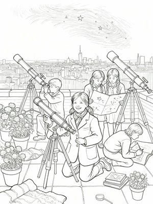 Impressionist Painting - B&W