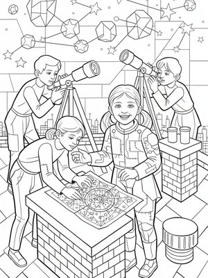 Cubist Painting - B&W