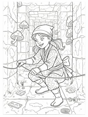 Classic Coloring Book - B&W