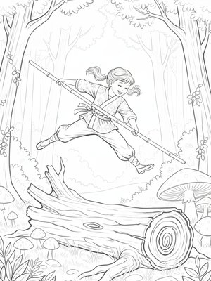 Vintage Storybook - B&W