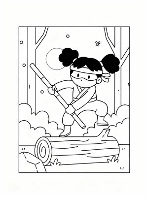 Preschool Simple - B&W