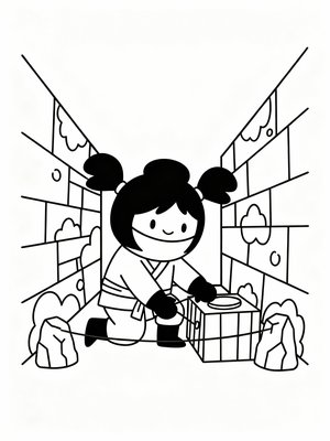 Preschool Simple - B&W