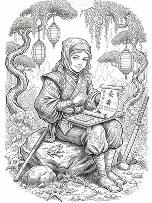 Victorian Illustration - B&W