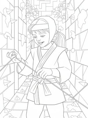 Cubist Painting - B&W