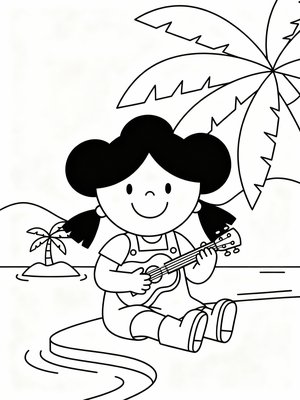 Preschool Simple - B&W