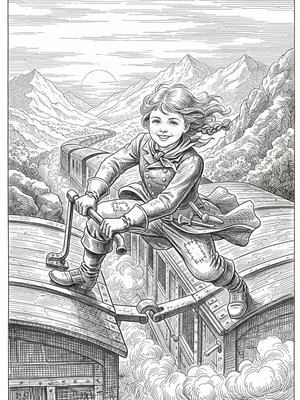 Victorian Illustration - B&W