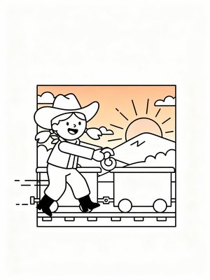 Preschool Simple - B&W