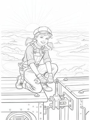 Vintage Storybook - B&W