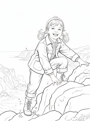 Vintage Storybook - B&W