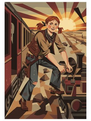 Cubist Painting - Color