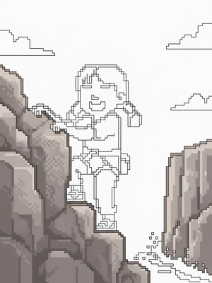 Pixel Art - B&W