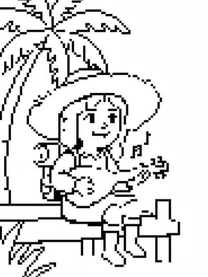Pixel Art - B&W