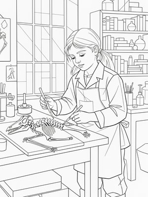 Cubist Painting - B&W