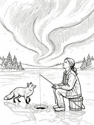 Impressionist Painting - B&W