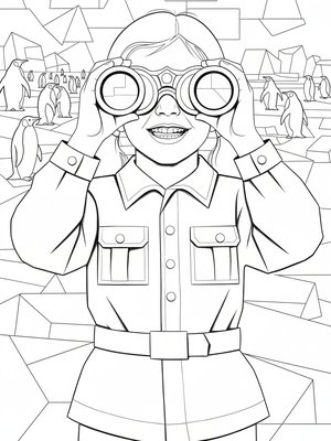 Cubist Painting - B&W