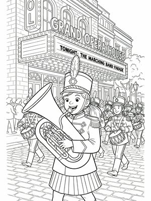 Classic Coloring Book - B&W
