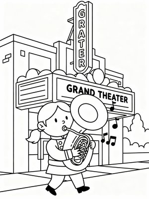 Preschool Simple - B&W