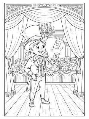 Classic Coloring Book - B&W