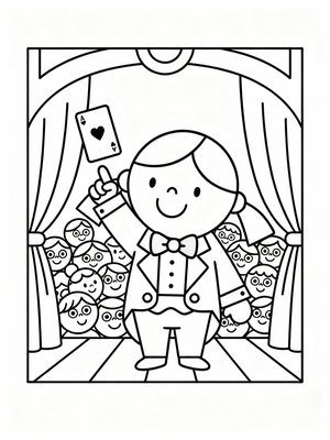 Preschool Simple - B&W