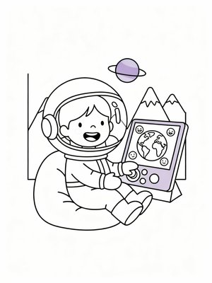 Preschool Simple - B&W